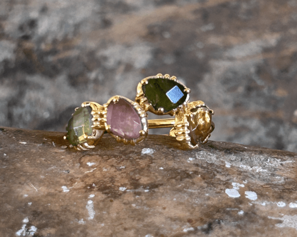 Bague quatre minis pierres serties – Image 7