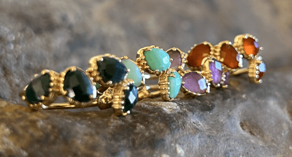Bague quatre minis pierres serties – Image 8