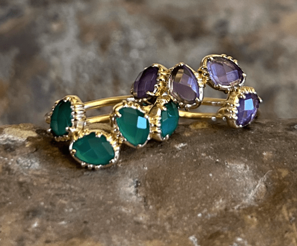 Bague quatre minis pierres serties – Image 11