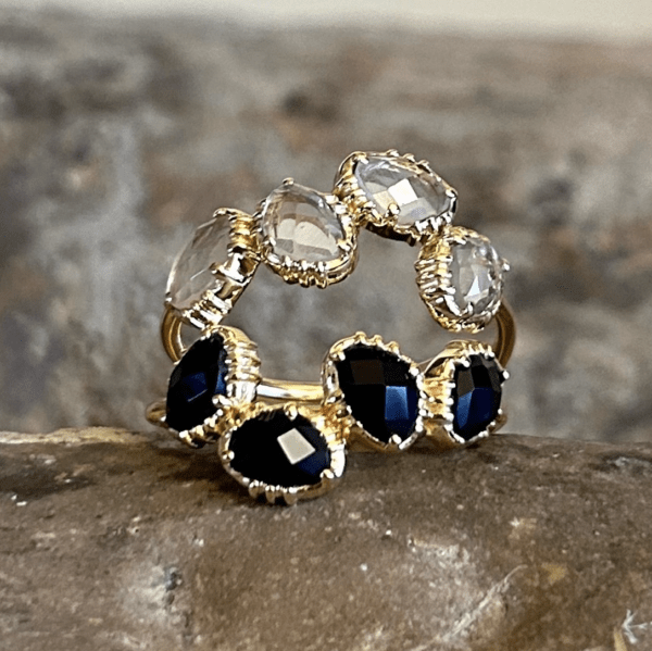 Bague quatre minis pierres serties – Image 12
