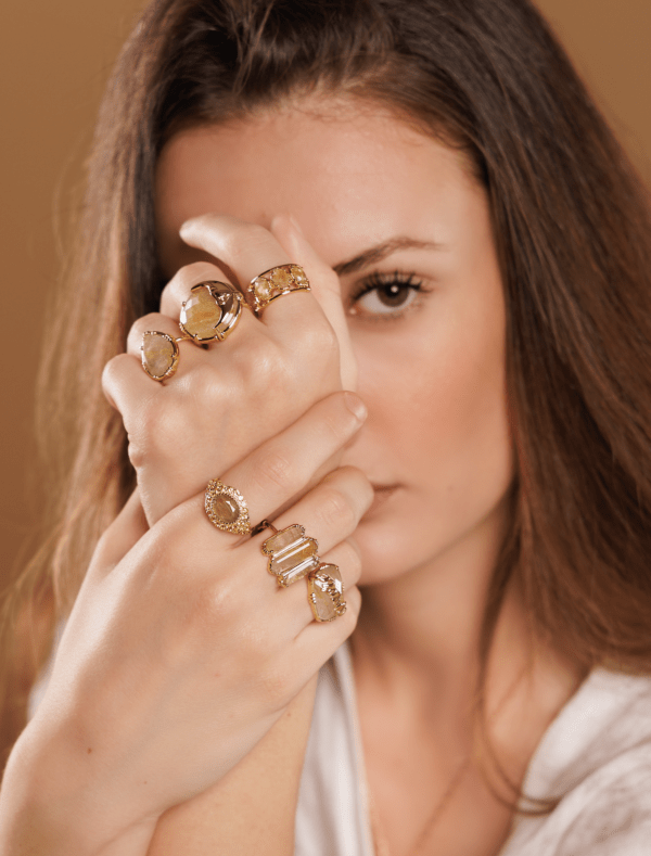 Bague 4 pierres ovales – Image 3