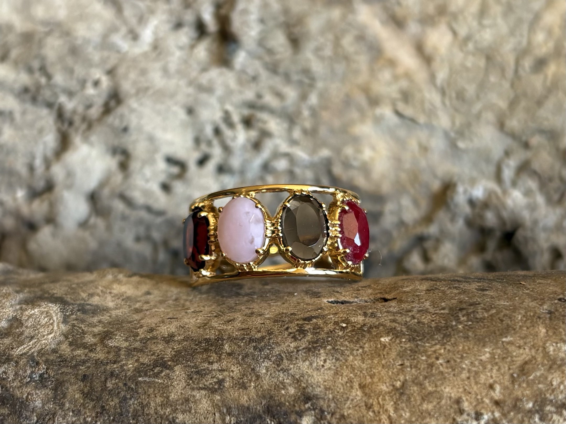 Bague 4 pierres ovales – Image 12