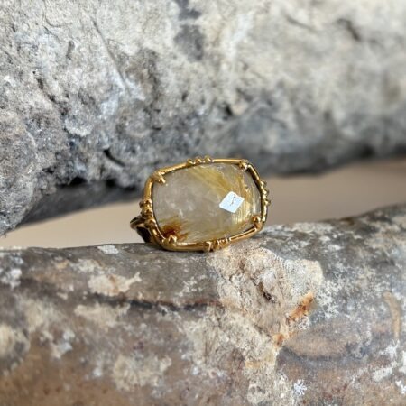 Bague Rectangulaire facetée