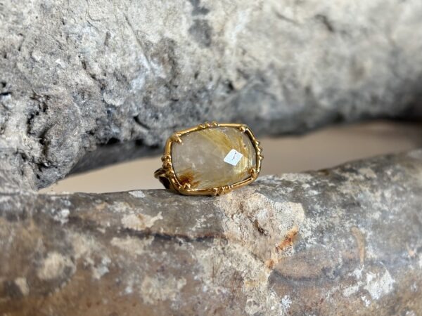 Bague Rectangulaire facetée