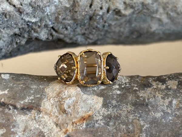 Bague 3 pierres