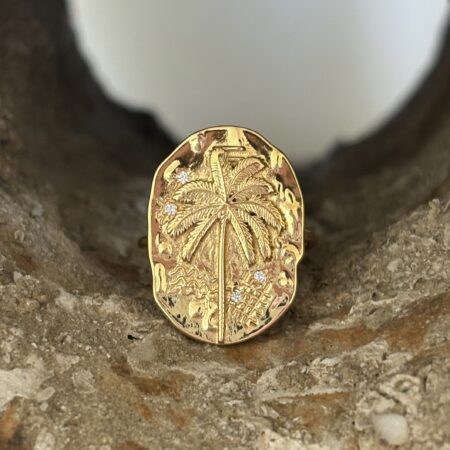 Bague Médaille Palmier