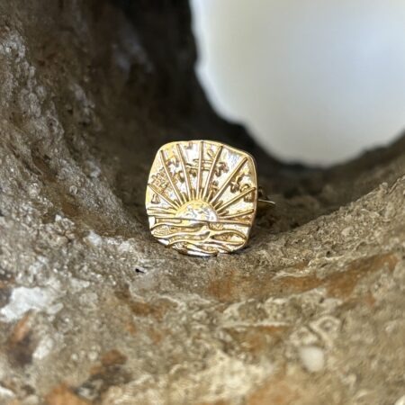 Bague Médaille couché de Soleil