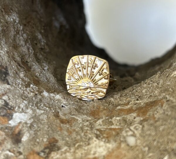 Bague Médaille couché de Soleil
