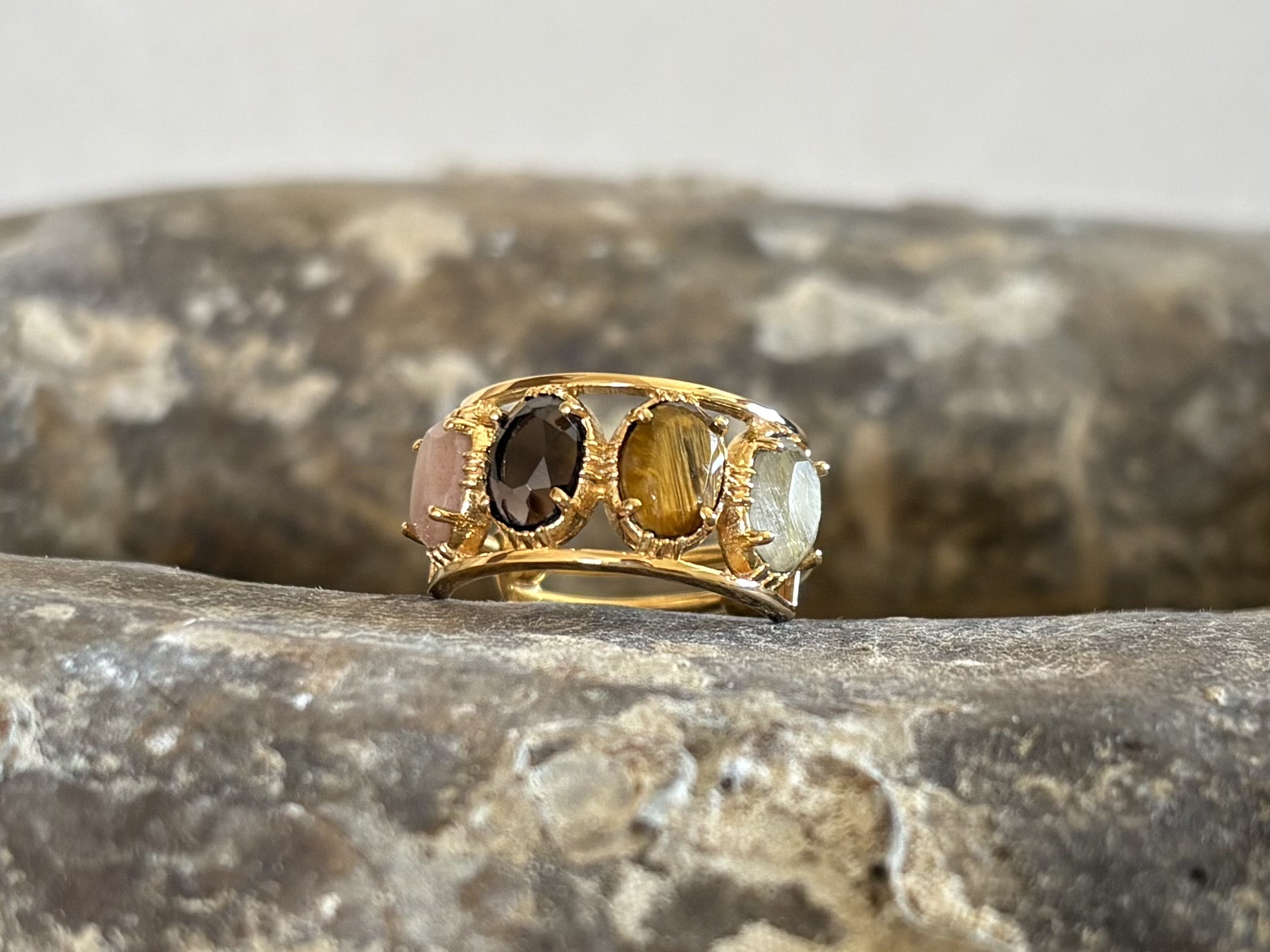 Bague 4 pierres ovales – Image 6