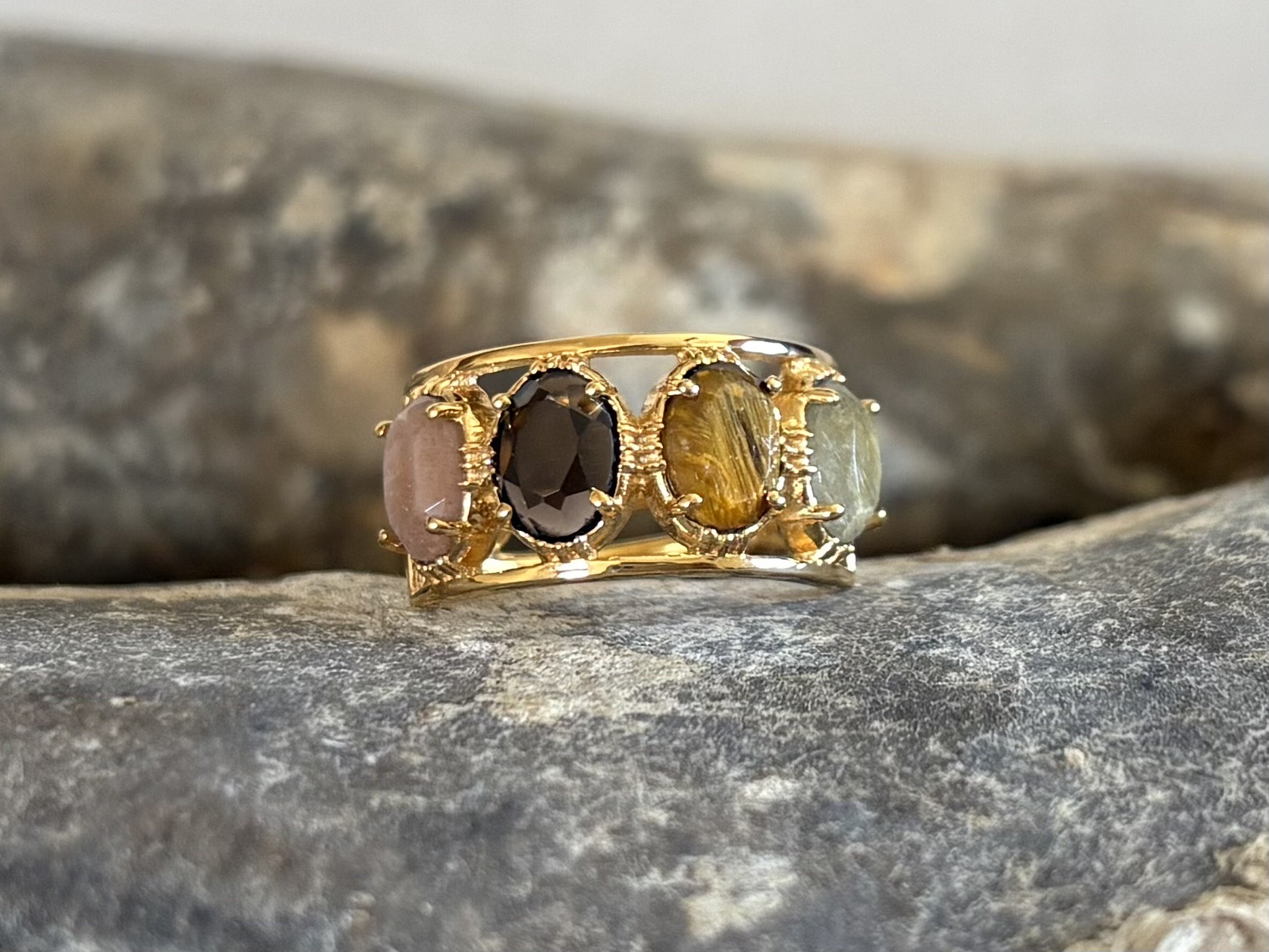 Bague 4 pierres ovales – Image 8