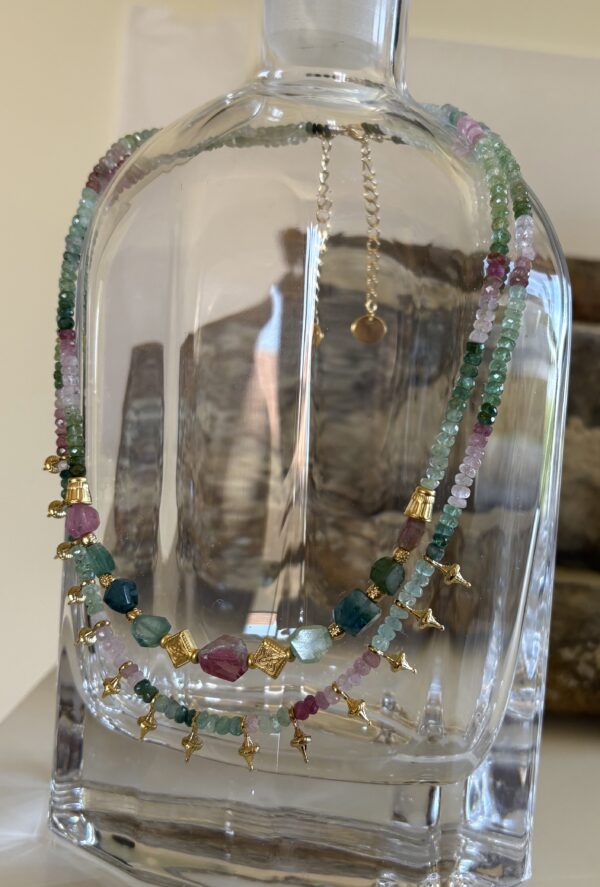 Collier Tourmalines et grelots (pièce unique) – Image 2