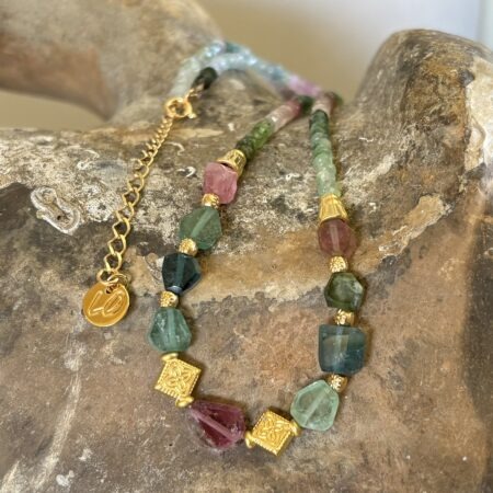 Collier tourmaline Watermelon (pièce unique)