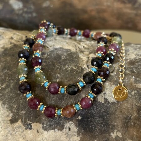 Collier Tourmaline ronde facetée (pièce unique)