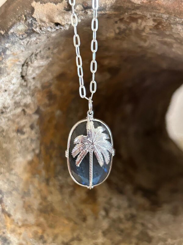 Collier Palmier Argent 925 – Image 2