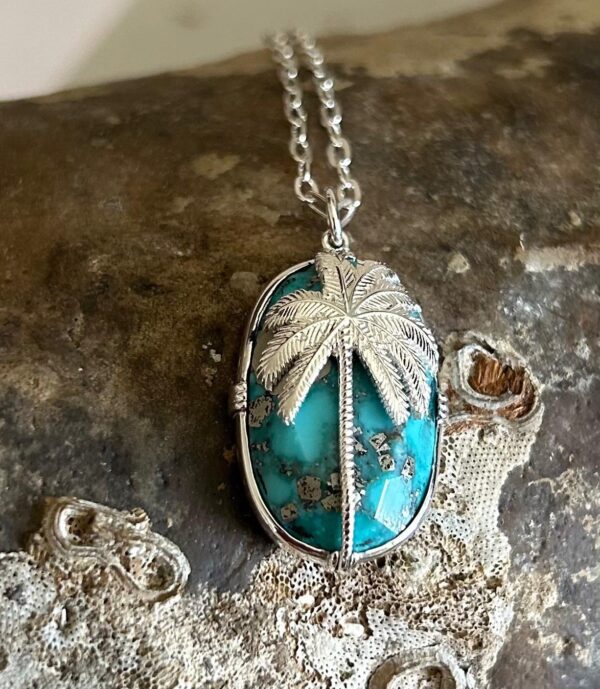 Collier Palmier Argent 925