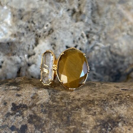 Bague Ovale et Barette