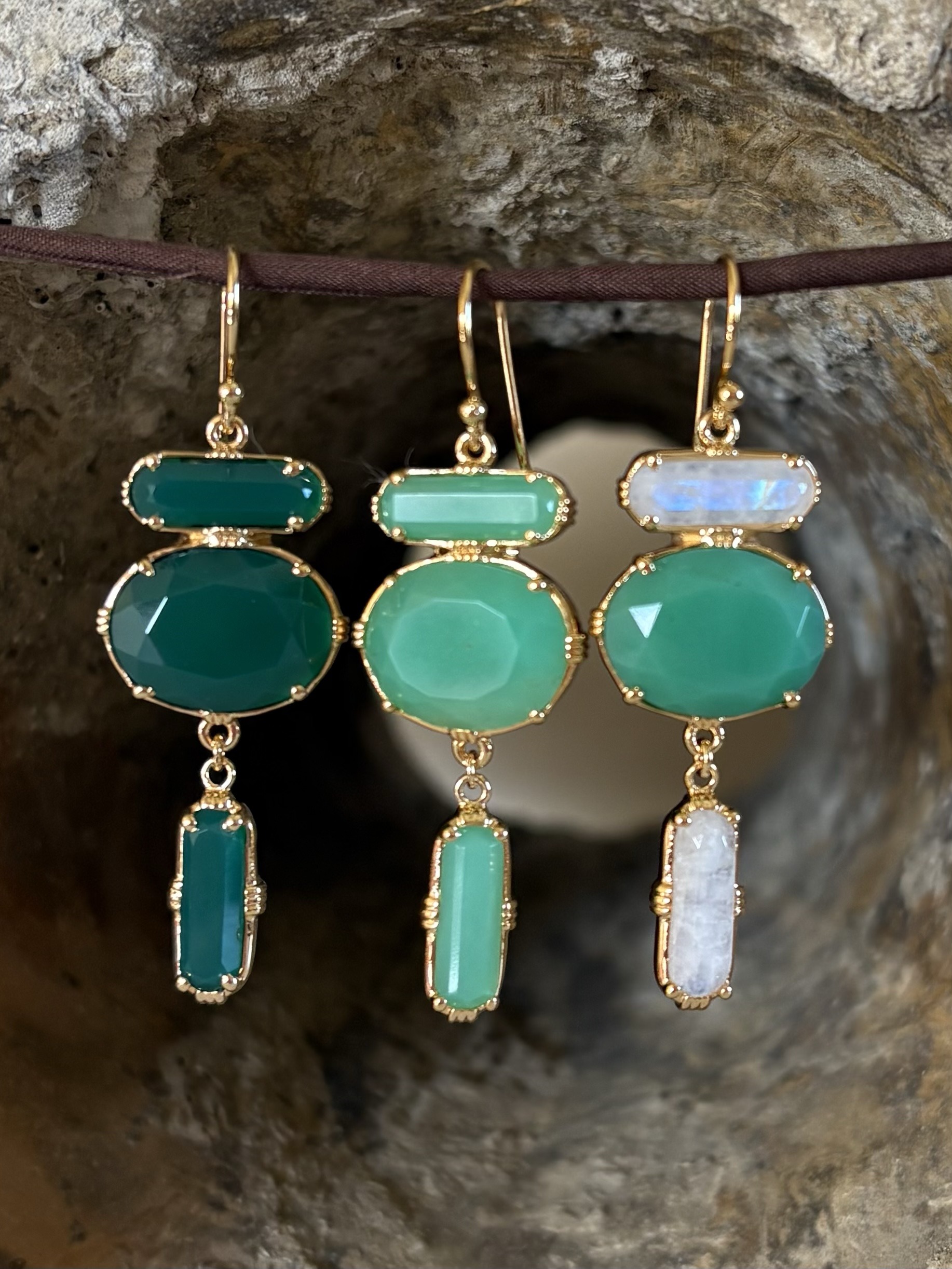 Boucles d’oreilles Longue - Ovale et Barettes – Image 6