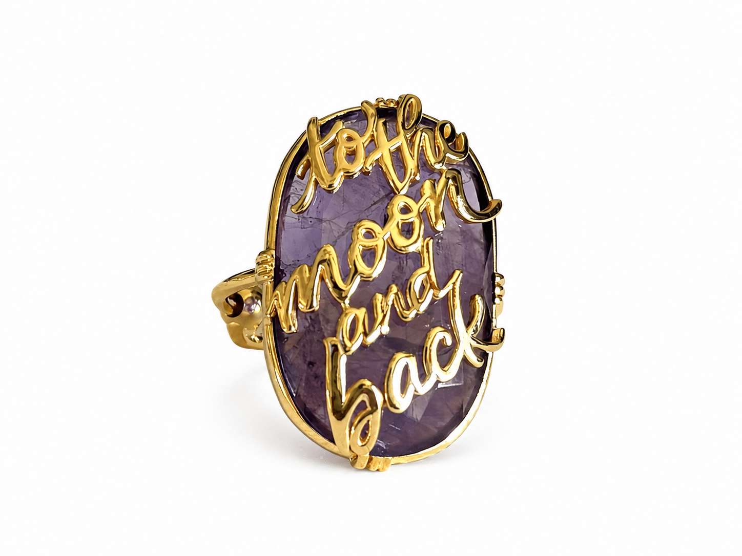 Bague "To the moon and back" sur Pierre – Image 3