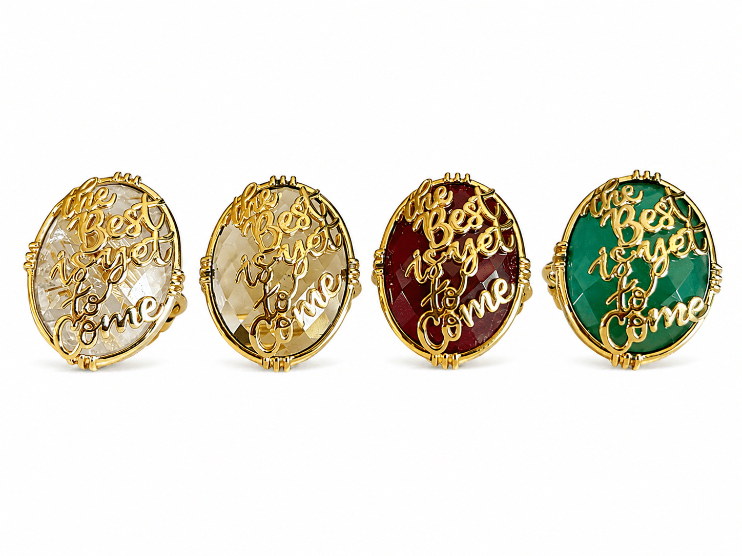 Pendentif "The best is yet to come" sur Pierre – Image 5