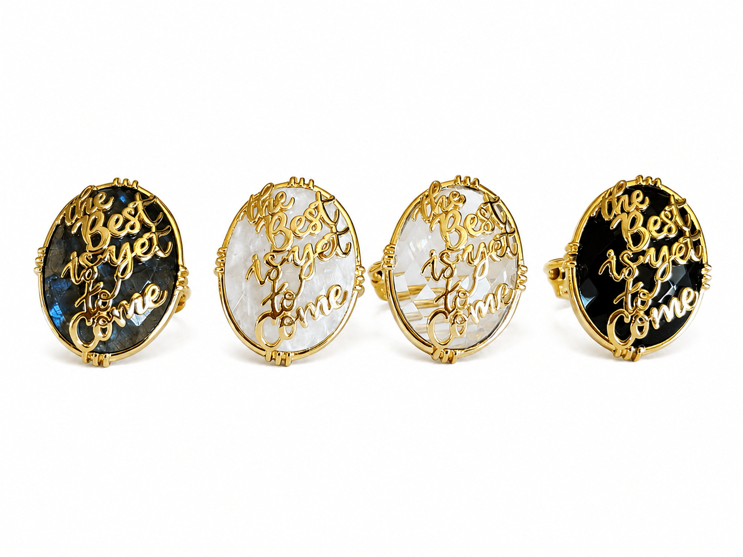 Pendentif "The best is yet to come" sur Pierre – Image 4