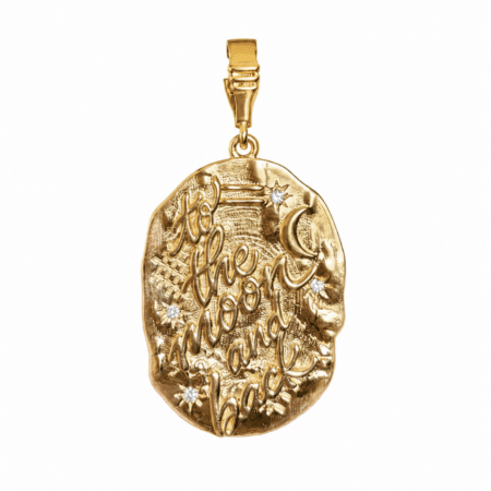 Pendentif Médaille "To the moon and back"