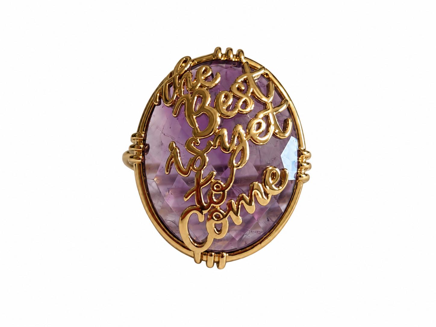 Pendentif "The best is yet to come" sur Pierre – Image 6